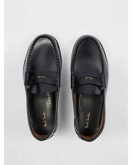 Paul Smith Black Lido Moccasins for men
