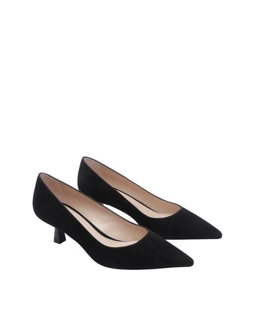 Stuart Weitzman Black Stuart Sculp Pumps