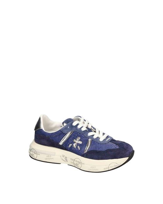 Premiata Blue Sneakers Blu