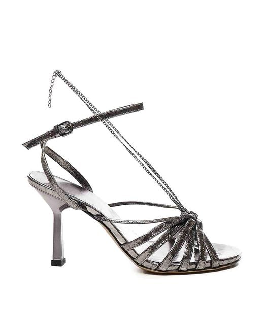 Golden Goose Deluxe Brand Metallic Nico Laminated Sandals