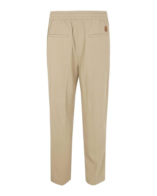Jacob Cohen Natural Low Fit Carrot Daniel Batavia Raw Trousers for men