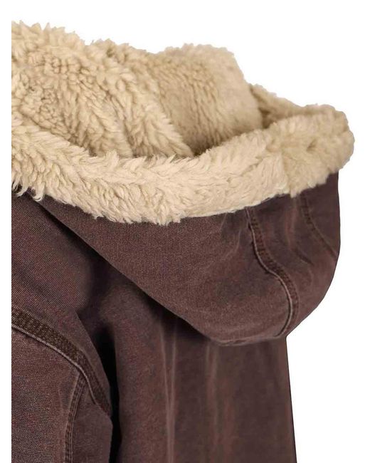 Carhartt Brown Hooded Mitch Jacket