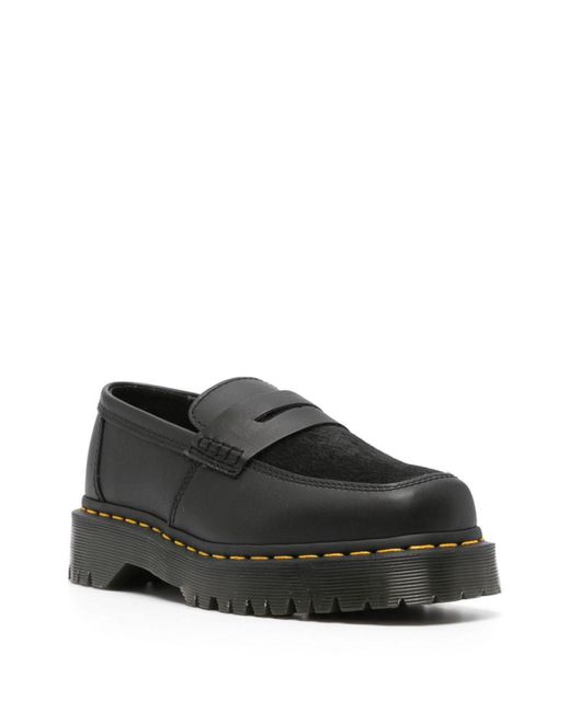 Dr. Martens Black Penton Bex Squared Pny Leather Loafers