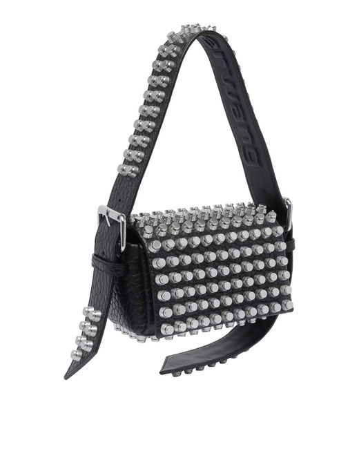 Alexander Wang Black Small Ricco Shoulder Bag