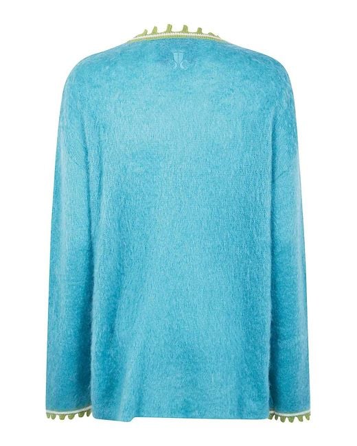 LaDoubleJ Blue La Doublej Camden Mohair Knitwear