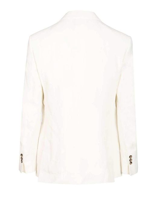 AMI Natural Single-Breasted Jacket for men