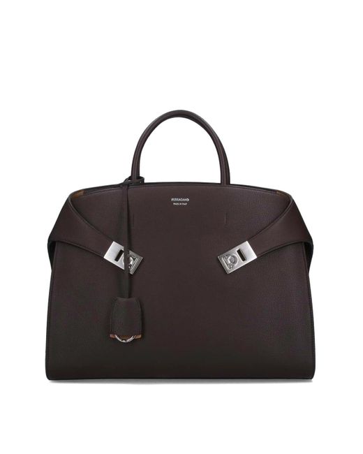 Ferragamo Black Job Bag for men