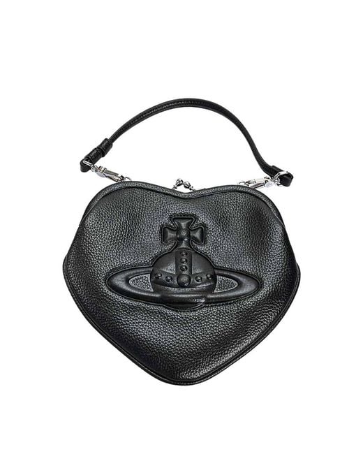 Vivienne Westwood Black Belle Heart Frame Purse