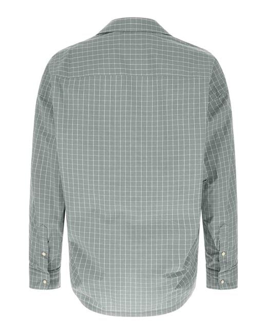 Maison Mihara Yasuhiro Gray Shirt Adhesive Decorations for men