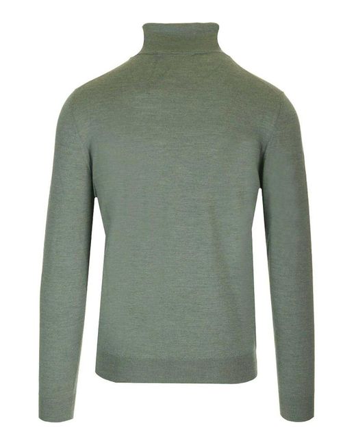Mauro Ottaviani Green Wool Turtleneck Wish for men