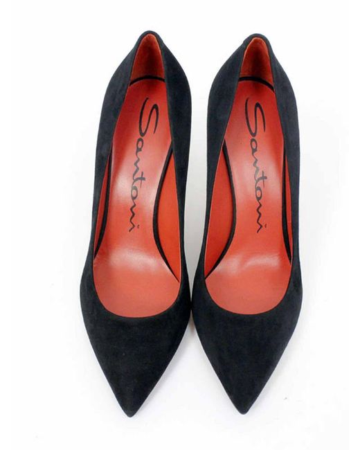 Santoni Red Pumps