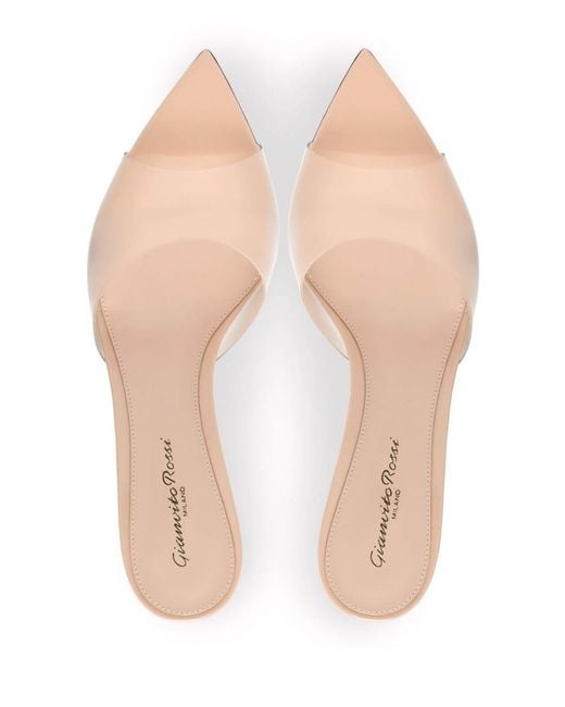 Gianvito Rossi Natural Open Toe Sandals