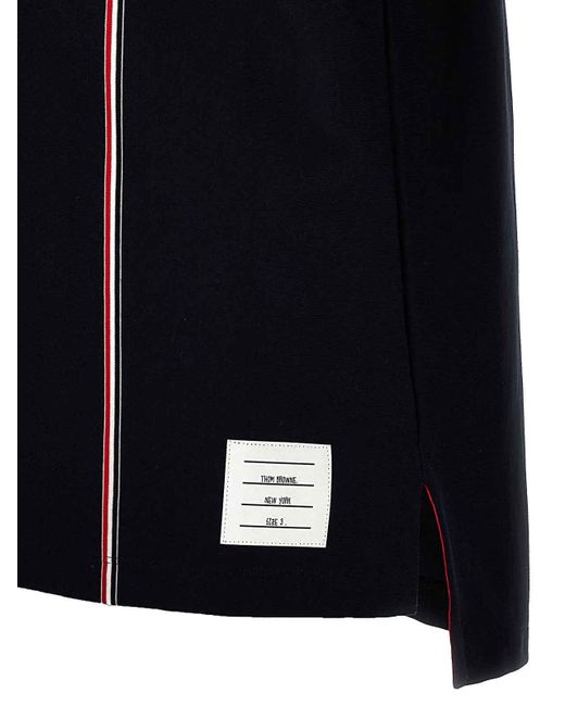 Thom Browne Black Rwb Polo Shirt for men