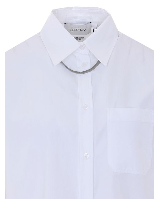 Sportmax White Nespola Shirt