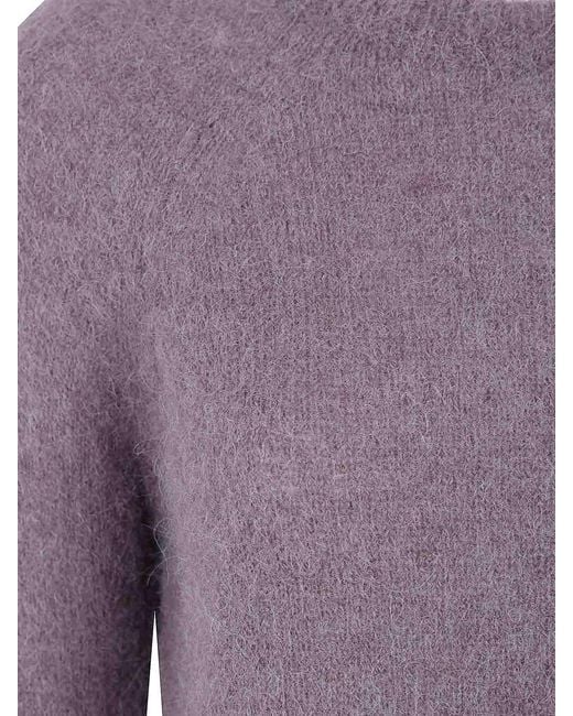 Base London Purple Round Neck Sweater
