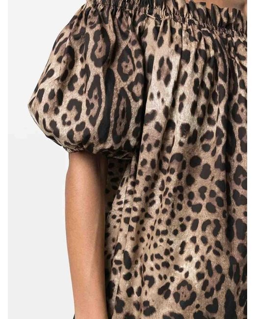 Dolce & Gabbana Brown Blouse