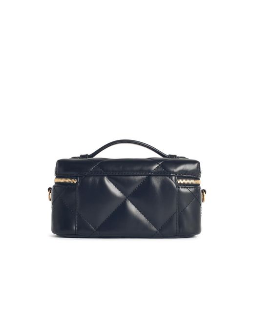 Tory Burch Blue Kira Leather Beauty Case