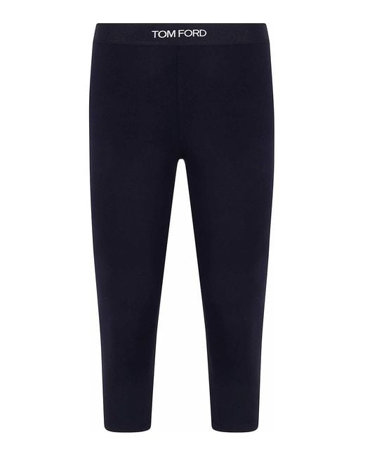 Tom Ford Blue Modal Yoga Trousers