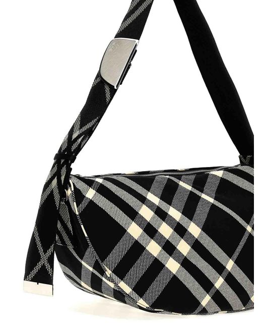 Burberry Black Shield Messenger Bag for men