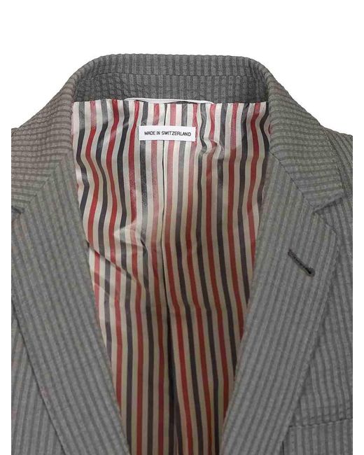 Thom Browne Gray Blazer for men