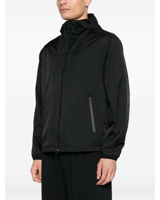 Emporio Armani Black Nylon Blouson Jacket for men