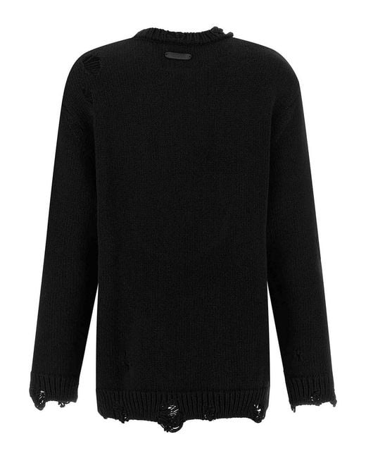Moschino Black Couture Sweater