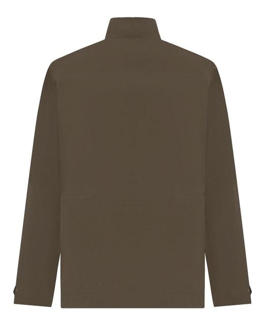 Herno Green Lightweight High-Necked Jacket for men