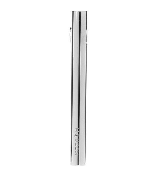 McQueen White Cross-Bar Earrings