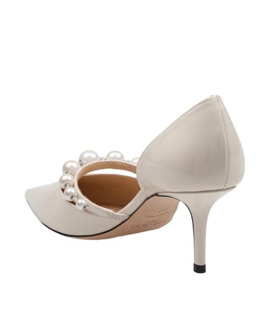 Jimmy Choo White Aurelie 65 Decollete