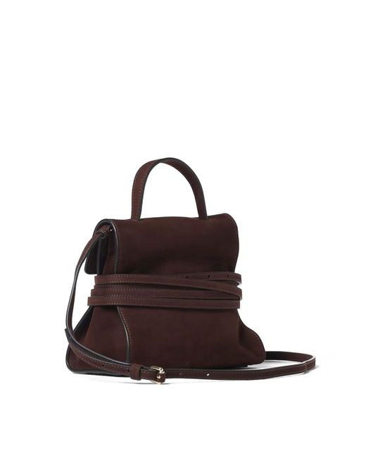 Moschino Purple Belt Media Bag
