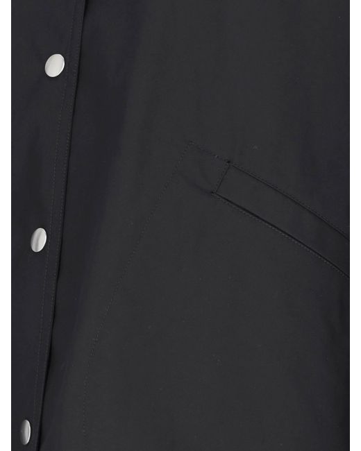 Jil Sander Black Logo Single-Breasted Jacket