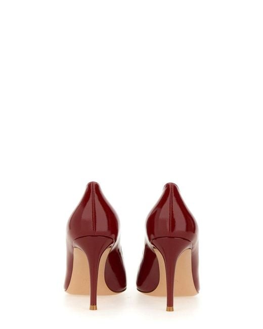 Gianvito Rossi Red Dcollet Gianvito 85