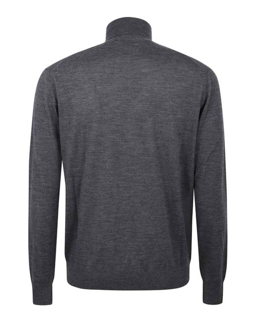 Ballantyne Gray T Neck Pullover for men