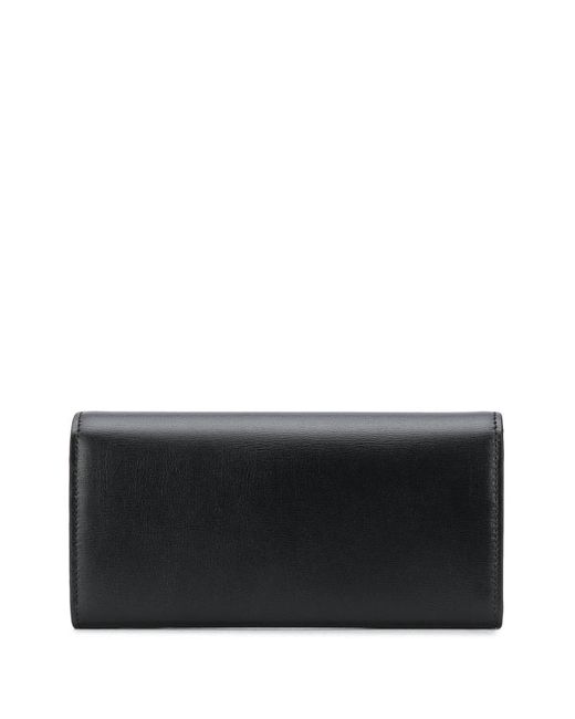Ferragamo Black Vara Leather Continental Wallet