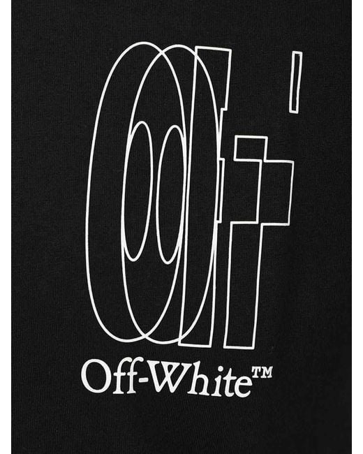 Off-White c/o Virgil Abloh Black Outline Double Arrow Slim T-Shirt for men