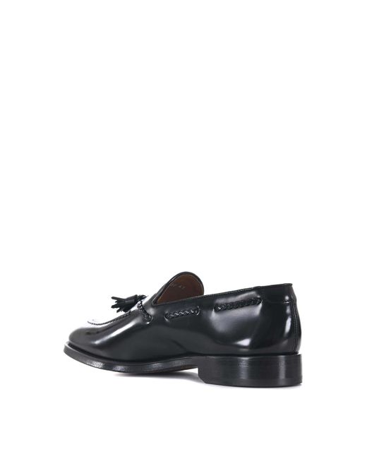 Doucal's Black Doucals Loafers for men