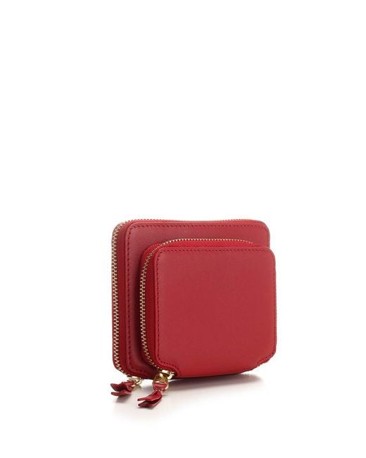 Comme des Garçons Red Leather Wallet