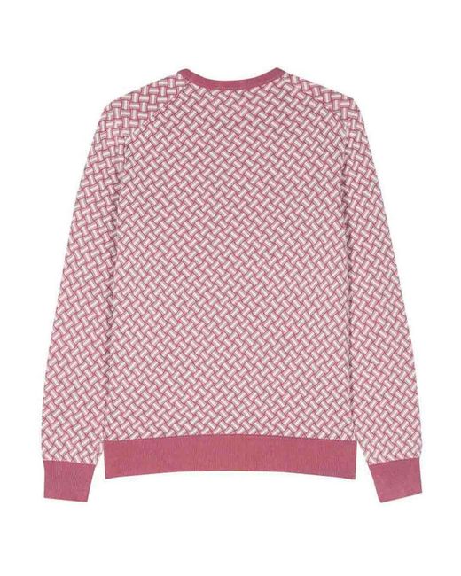 Drumohr Pink Crew-neck Sweater for men