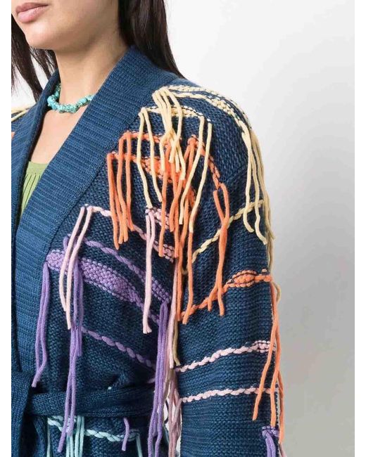 Canessa Blue Psychedelic Cardigan
