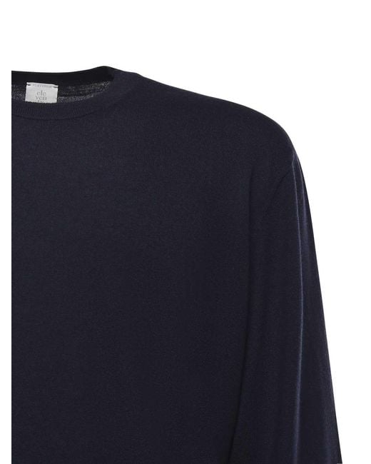 Eleventy Blue Cashmere Sweater for men