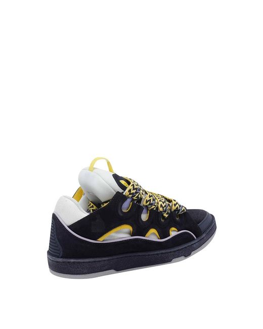 Lanvin Blue Curb Sneakers for men