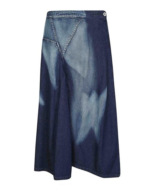 Yohji Yamamoto Blue Or Triangle Gusset