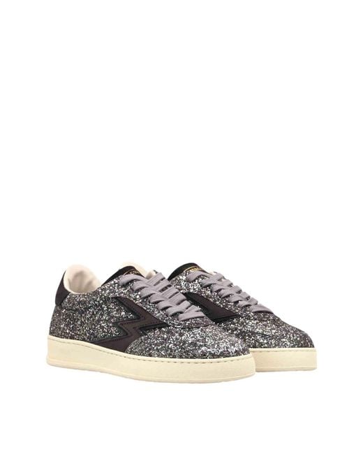 Moa Concept Metallic Sneakers Argento