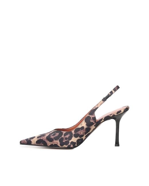 Giuliano Galiano Pink Holly Slingback Dcollet