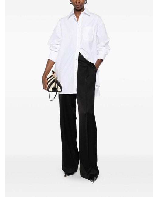 Sportmax White Cotton Blend Shirt