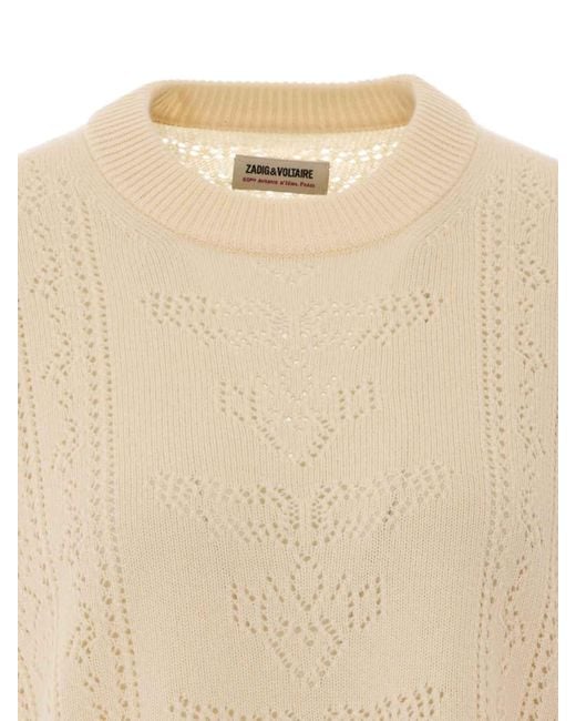 Zadig & Voltaire Natural Markuz Bandana Sweater