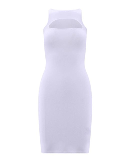 DSquared² White Dress Cut Out