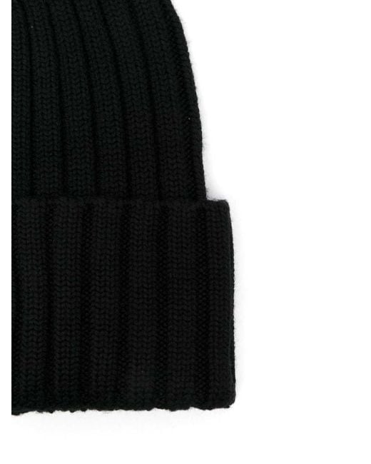 Moncler Black Wool Cap