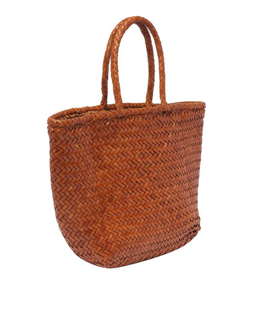 Dragon Diffusion Brown Grace Small Basket Bag