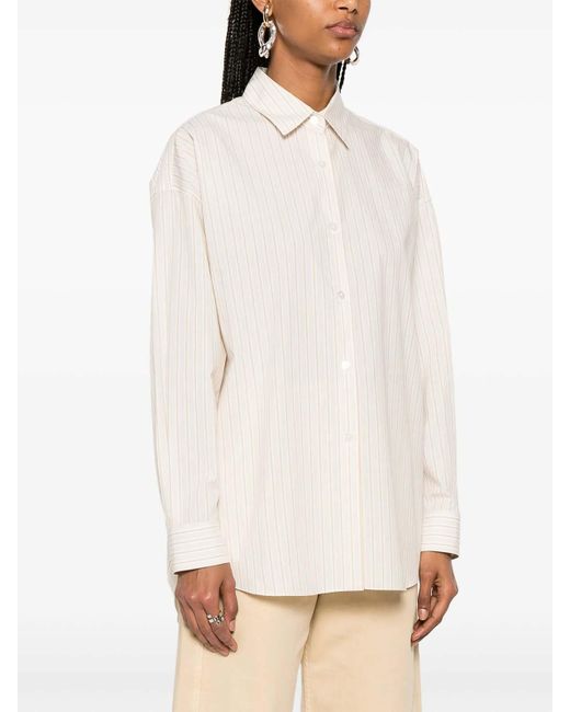 The Row White Caster Shirt